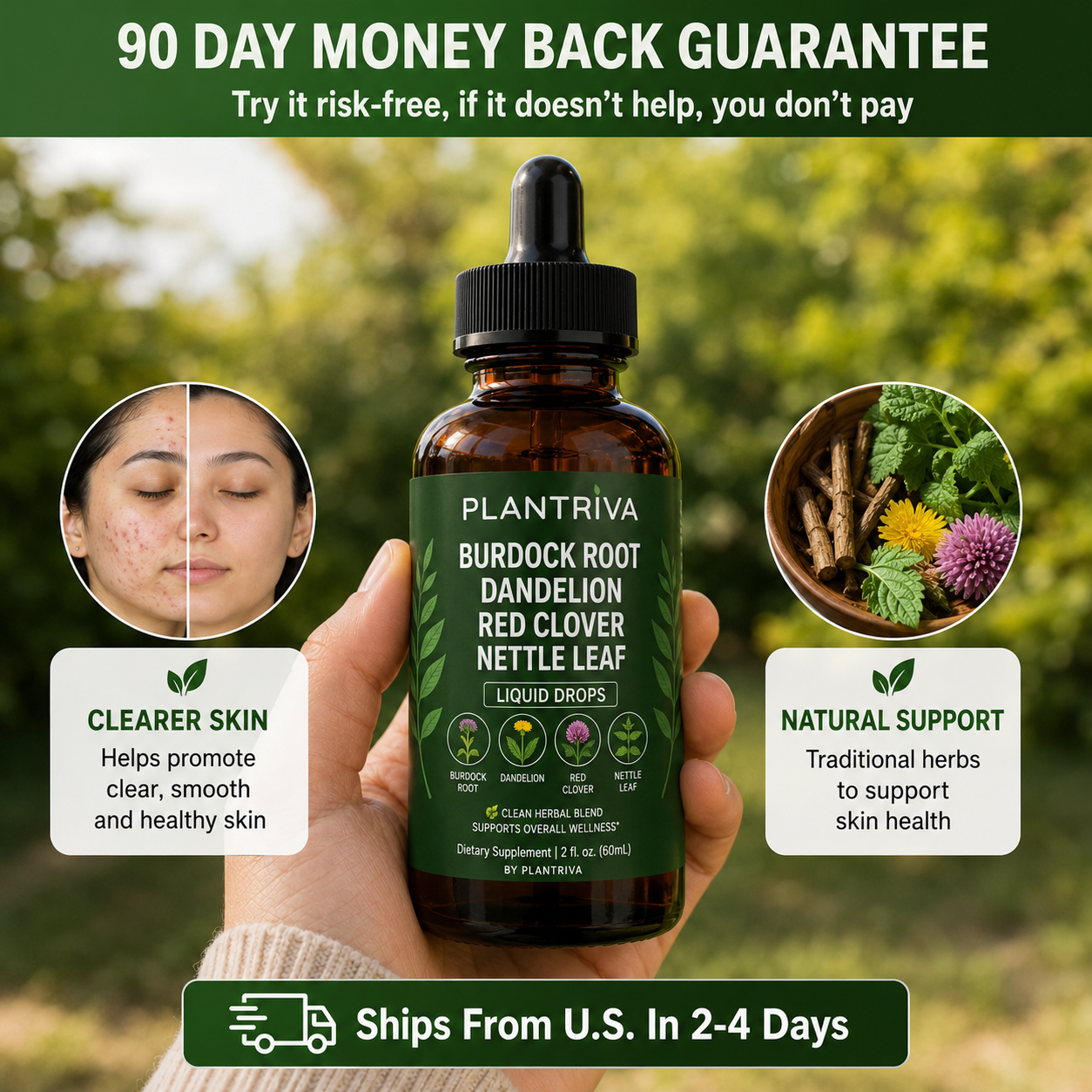 Burdock Root Acne Formula